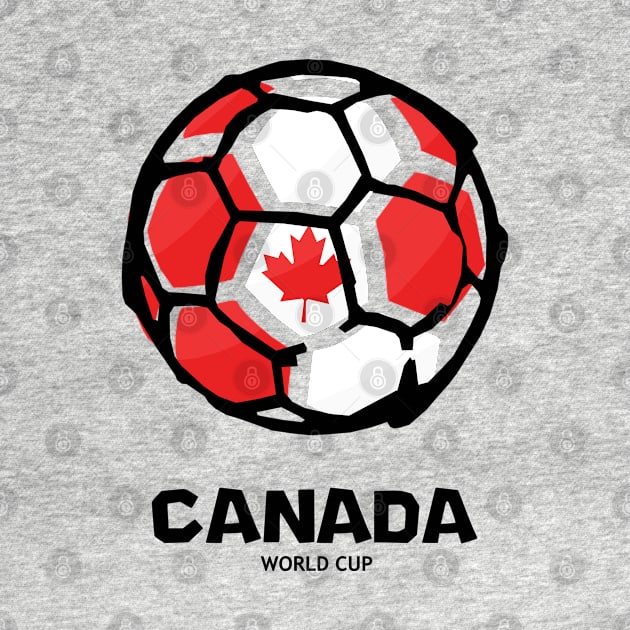 Canada Football Country Flag by KewaleeTee